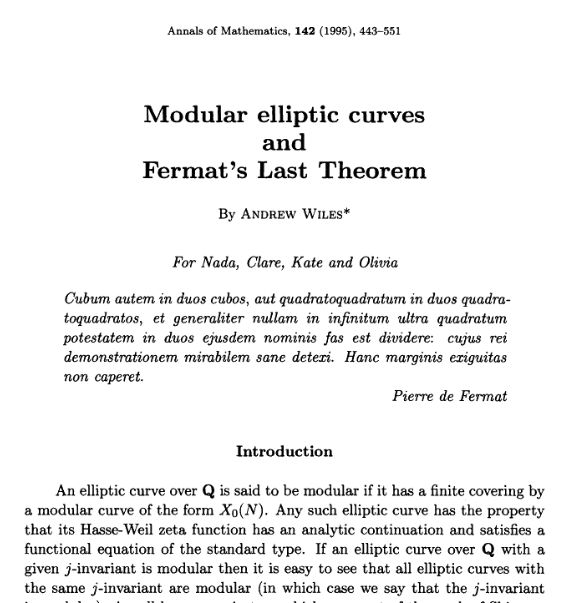 Modular elliptic curves and Fermat’s Last Theorem