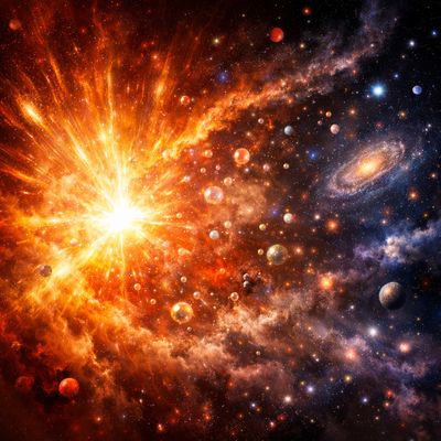 l·lustració conceptual del Big Bang