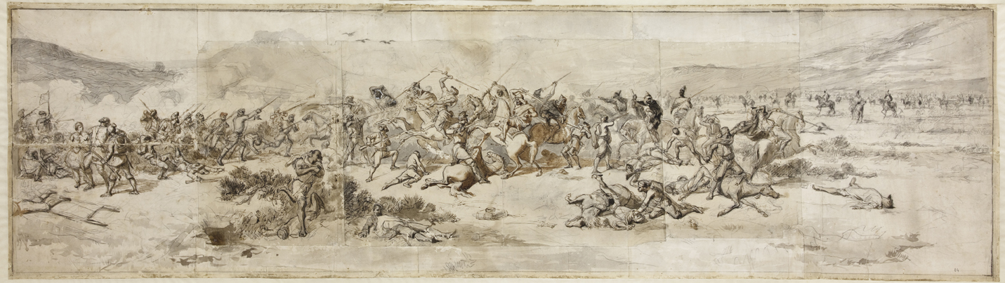 Fortuny, Estudio para el cuadro La batalla de Wad-Ras, c. 1860, Museu de Reus