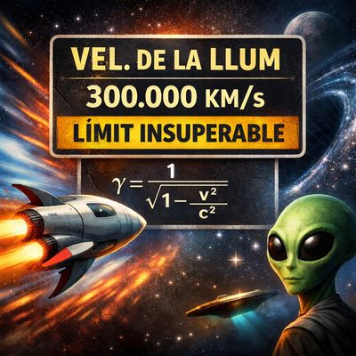 Velocitat de la llum com a límit insuperable de l’univers