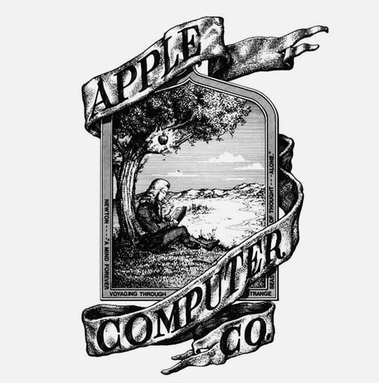 antic logo original apple amb newton