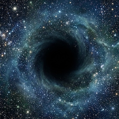 Representació artística de la matèria fosca al voltant d'una galàxia