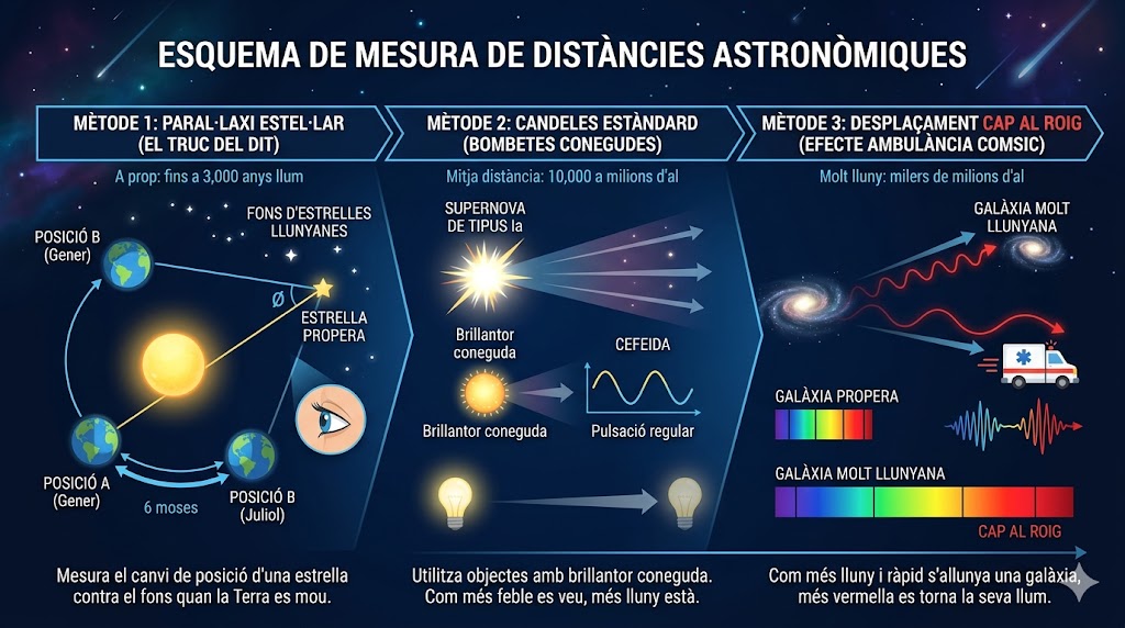 metodes de mesura en astronomia